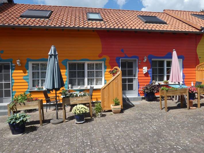 Ferienwohnung für 2 Personen, mit Terrasse und Garten