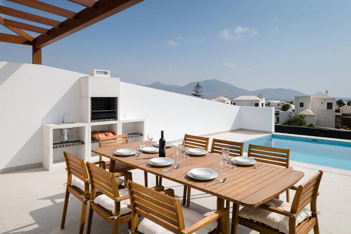 Villa für 8 Personen, mit Terrasse und Garten auf Lanzarote - 4