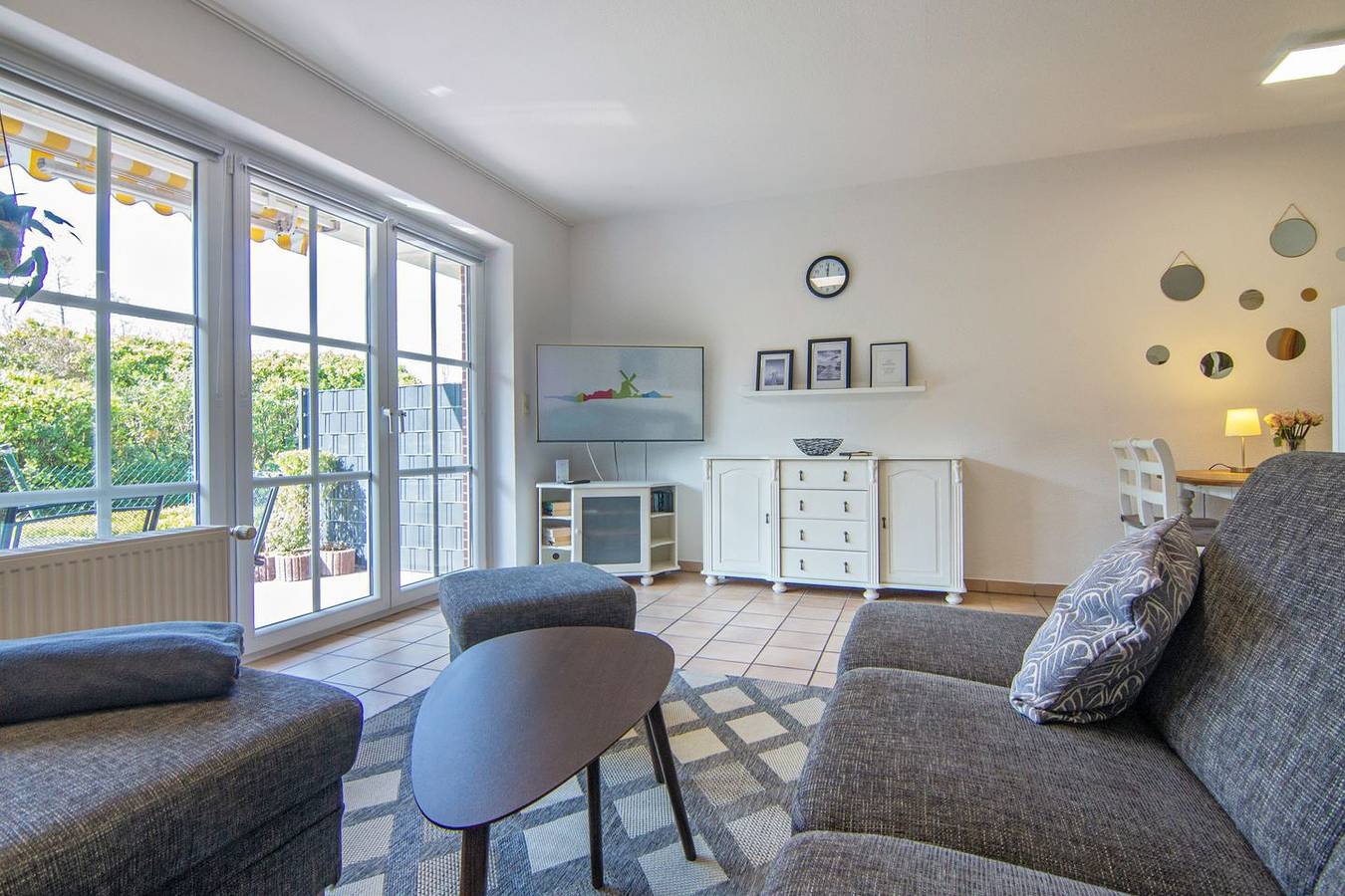 Apartamento entero, Komfortable Ferienwohnung Nordseeluft mit Terrasse in Dornum (Ciudad), Dornum