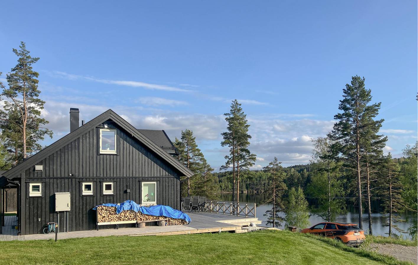 Ferienhaus für 8 Personen mit Seeblick in Dalslands Kanal