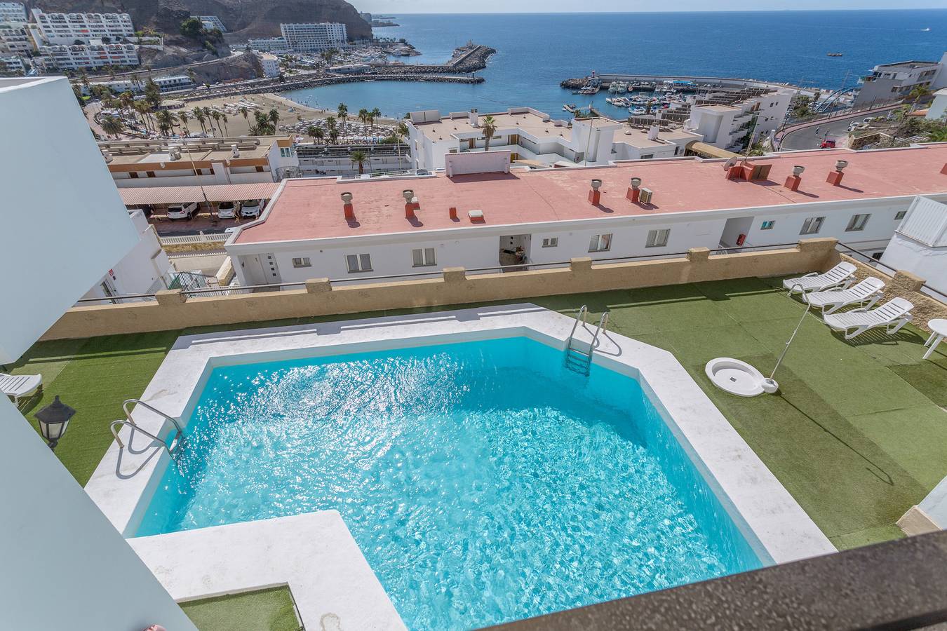 Apartamento entero, Apartamento Vacacional 'Mirra - Vista al Mar' con Vista al Mar, Piscina Compartida y Wi-Fi in Playa de Puerto Rico, Mogán