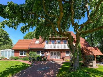 Ferienwohnung für 3 Personen, mit Terrasse und Garten in Werdum