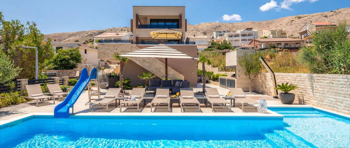 Villa für 14 Personen, mit Pool und Sauna auf Pag - 3