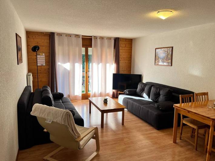 Gîte pour 4 personnes, avec balcon et vue à Vionnaz