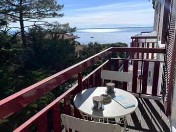 Gîte pour 2 personnes, avec vue, animaux acceptés dans Le Moulleau