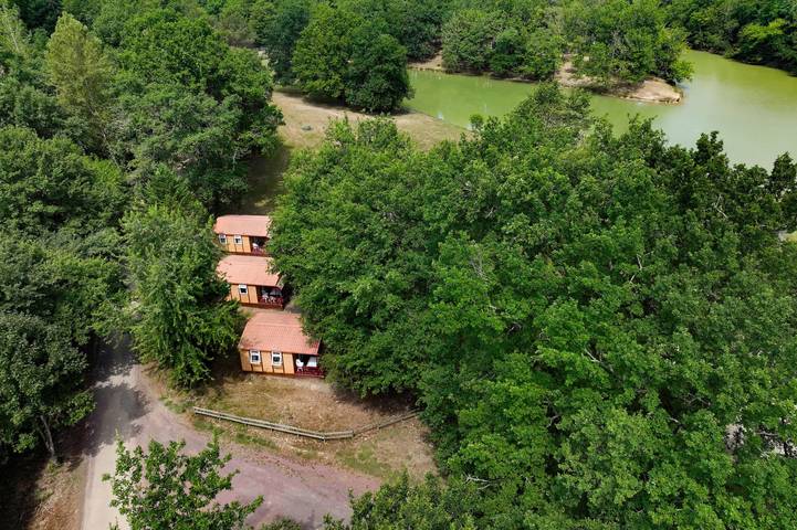 Chalet pour 5 personnes, avec vue sur le lac et jardin dans le Gers - 3