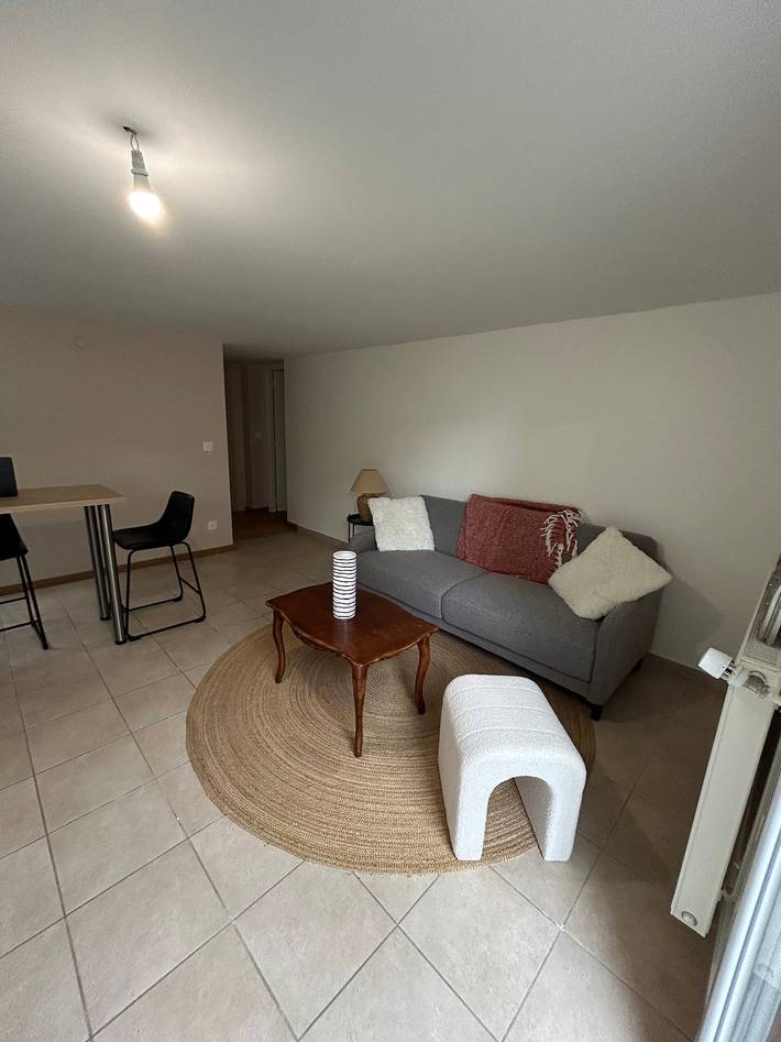 Ganze Wohnung, Charmantes T2-Apartment, 10 Min. vom See, Bergblick, Terrasse, Wlan in Brison-Saint-Innocent, Chambéry und Umgebung