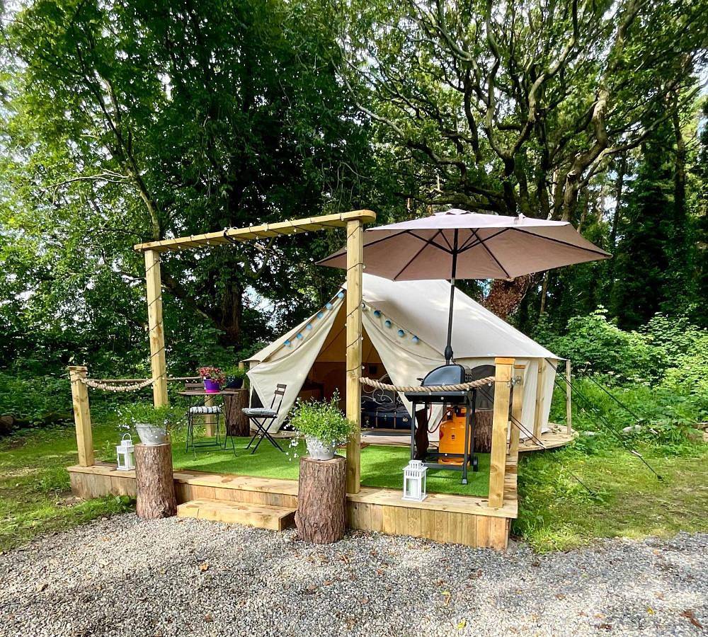 Tent in County Wicklow