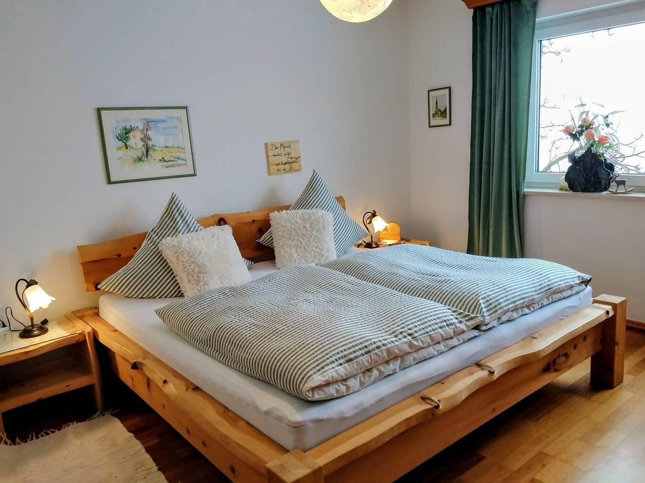 Ganze Wohnung, Ferienwohnung "Grabmeier - Nummer 1" mit Bergblick, privater Terrasse und Wi-Fi in Grainet, Ostbayern