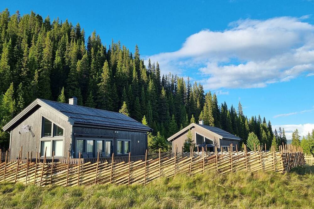 Modern mountain cabin in Tisleidalen, Golsfjellet in Nord-Aurdal