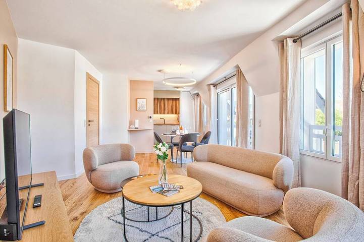 Appartement entier, Studio 21 - Appt 4 - La Vie Devant Toi -Tourgéville à quelques pas de la plage in Tourgéville, Région de Lisieux