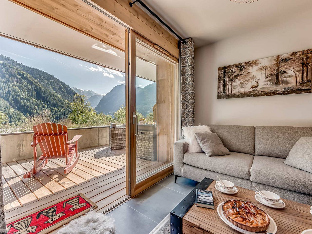 Appartement entier, Appartement 4* avec spa, wifi, parking, 6-7 pers in Champagny-en-Vanoise, Massif de la Vanoise