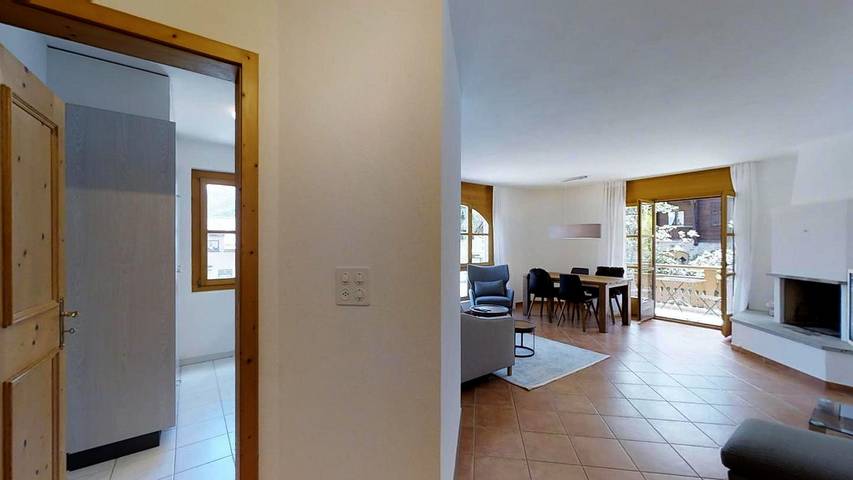Ferienwohnung für 4 Personen, mit Balkon und Ausblick in Bregaglia - 4