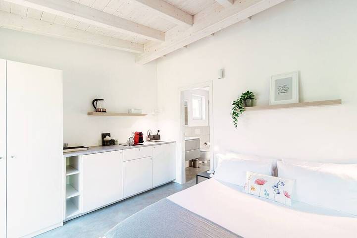 Ganze Wohnung, Gut ausgestattetes Studio mit kleinem Garten (Le Betulle Studio 4) in Origlio, Luganersee