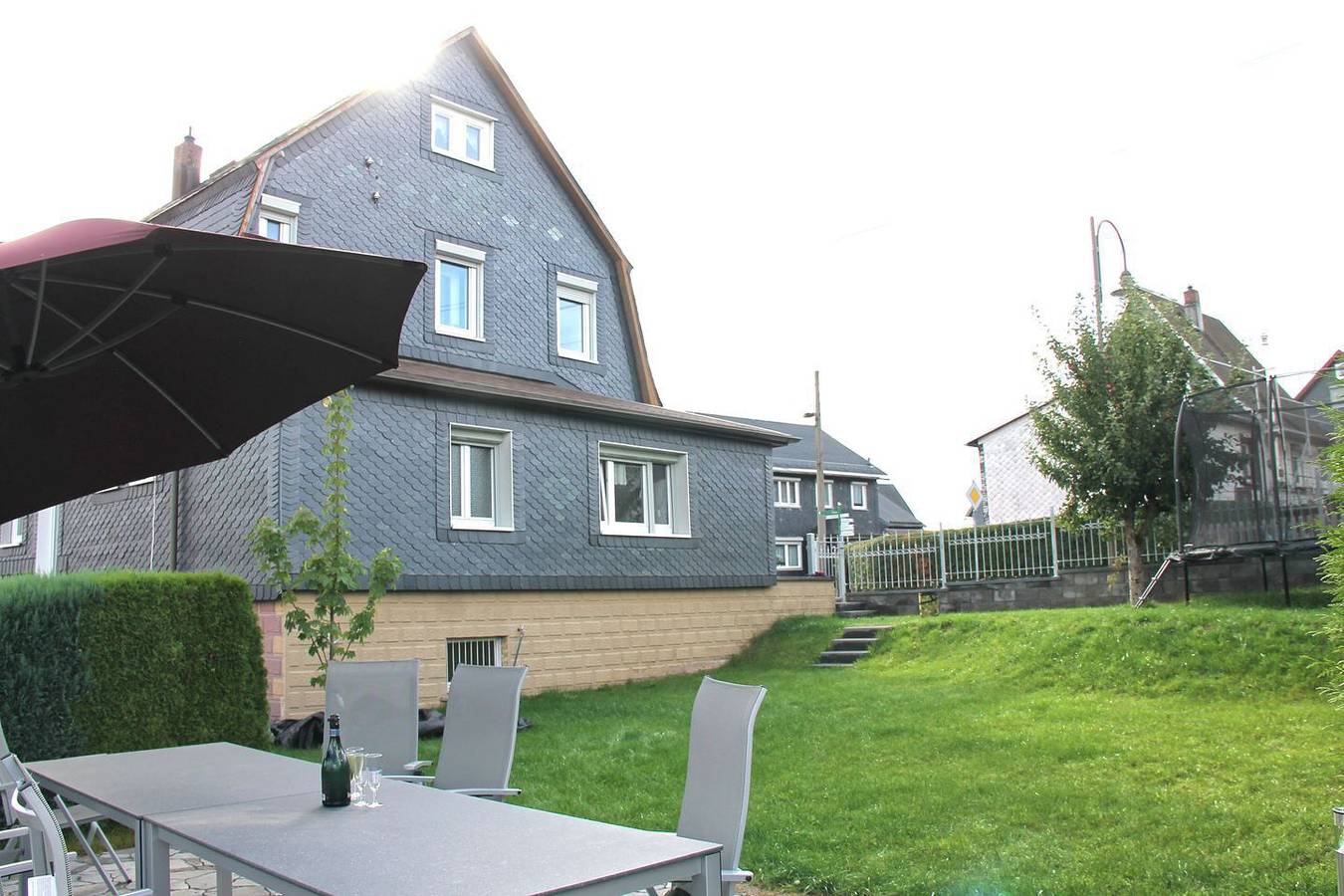 Ferienhaus Bibertalblick bei Masserberg – Komfort im Thüringer Wald in Schnett, Masserberg