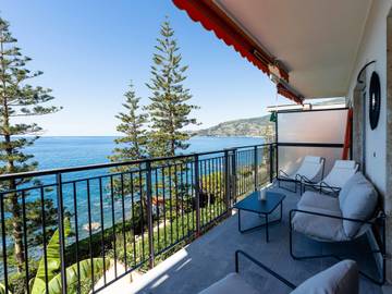 Gîte pour 4 personnes, avec balcon, animaux acceptés dans Ospedaletti