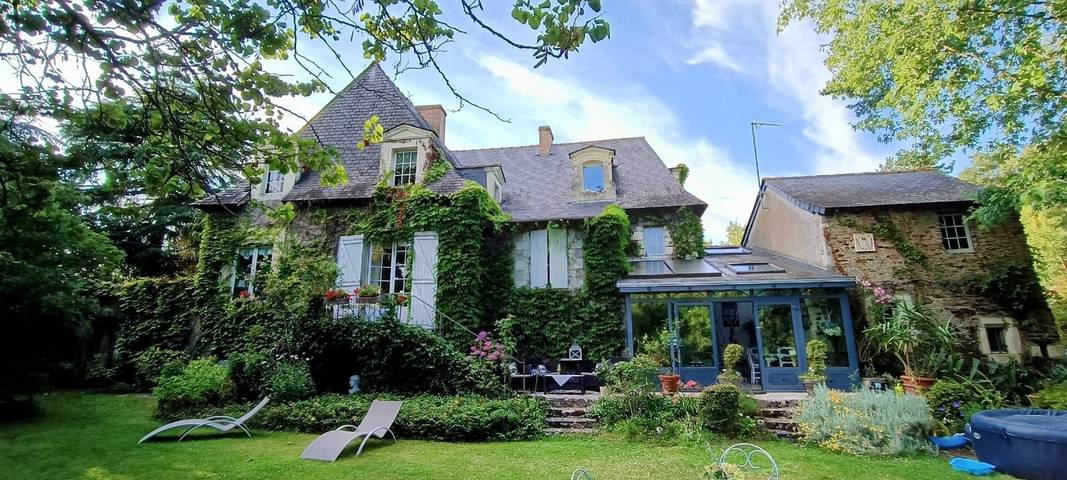 Chambre d’hôte pour 4 personnes, avec Jardin et Vue sur le lac à Bouchemaine