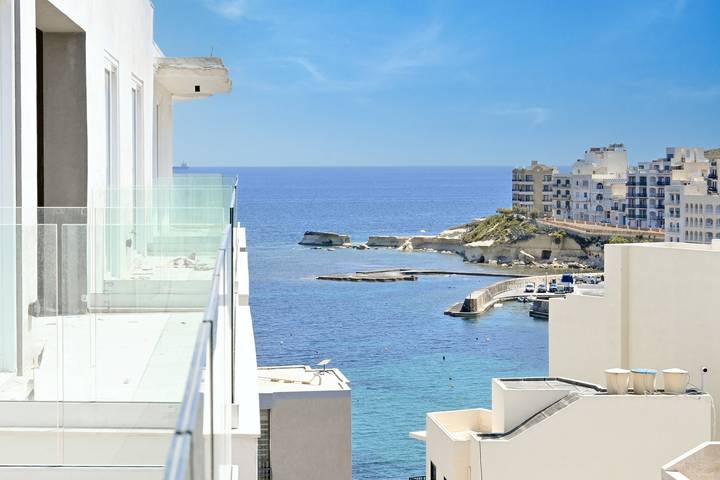 Ferienwohnung für 4 Personen, mit Meerblick und Balkon - 1