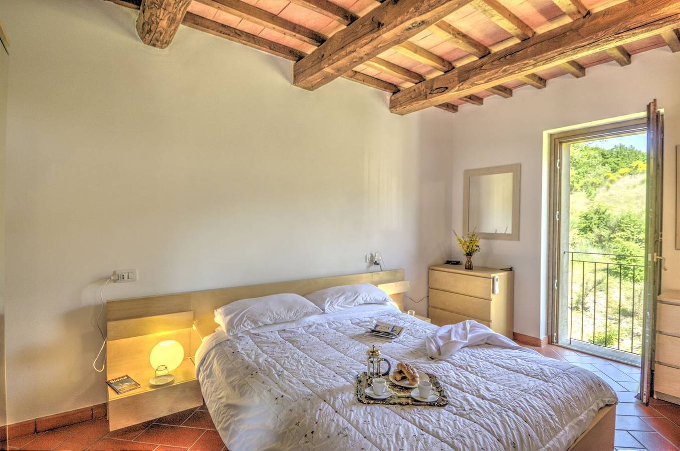 Ferienhaus "Villa Nespola" mit Waldblick, Gemeinschaftspool & Wlan in Roccalbegna, Grosseto Provinz