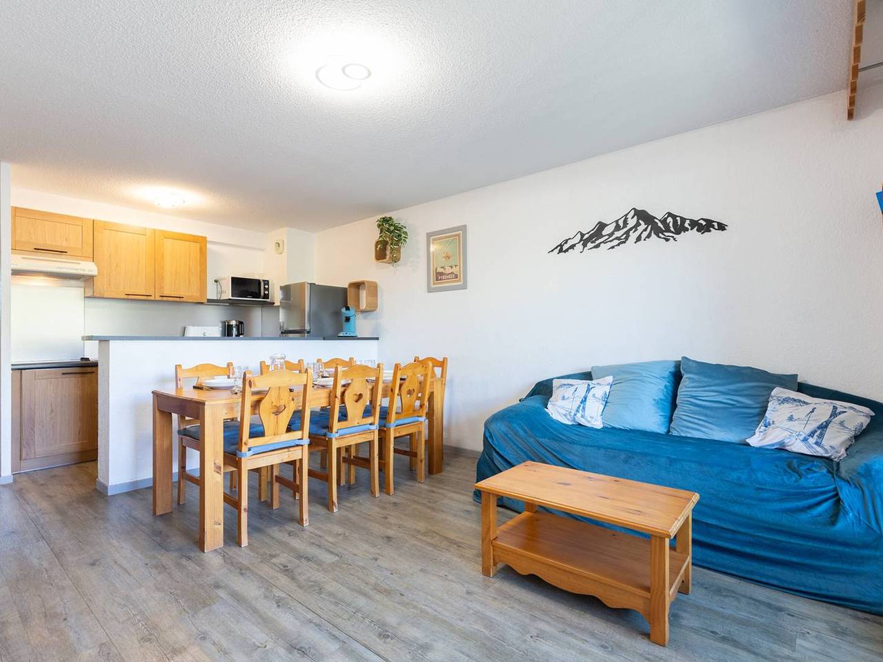Appartement entier, Appartement Rénové Peyragudes - 8 Pers, Balcon, 2 Chambres + Cabine, Parking Gratuit, Proche Pistes in Peyragudes, Pyrénées