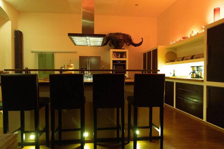 Ferienwohnung für 4 Personen, mit Terrasse und Garten sowie Sauna in Staßfurt
