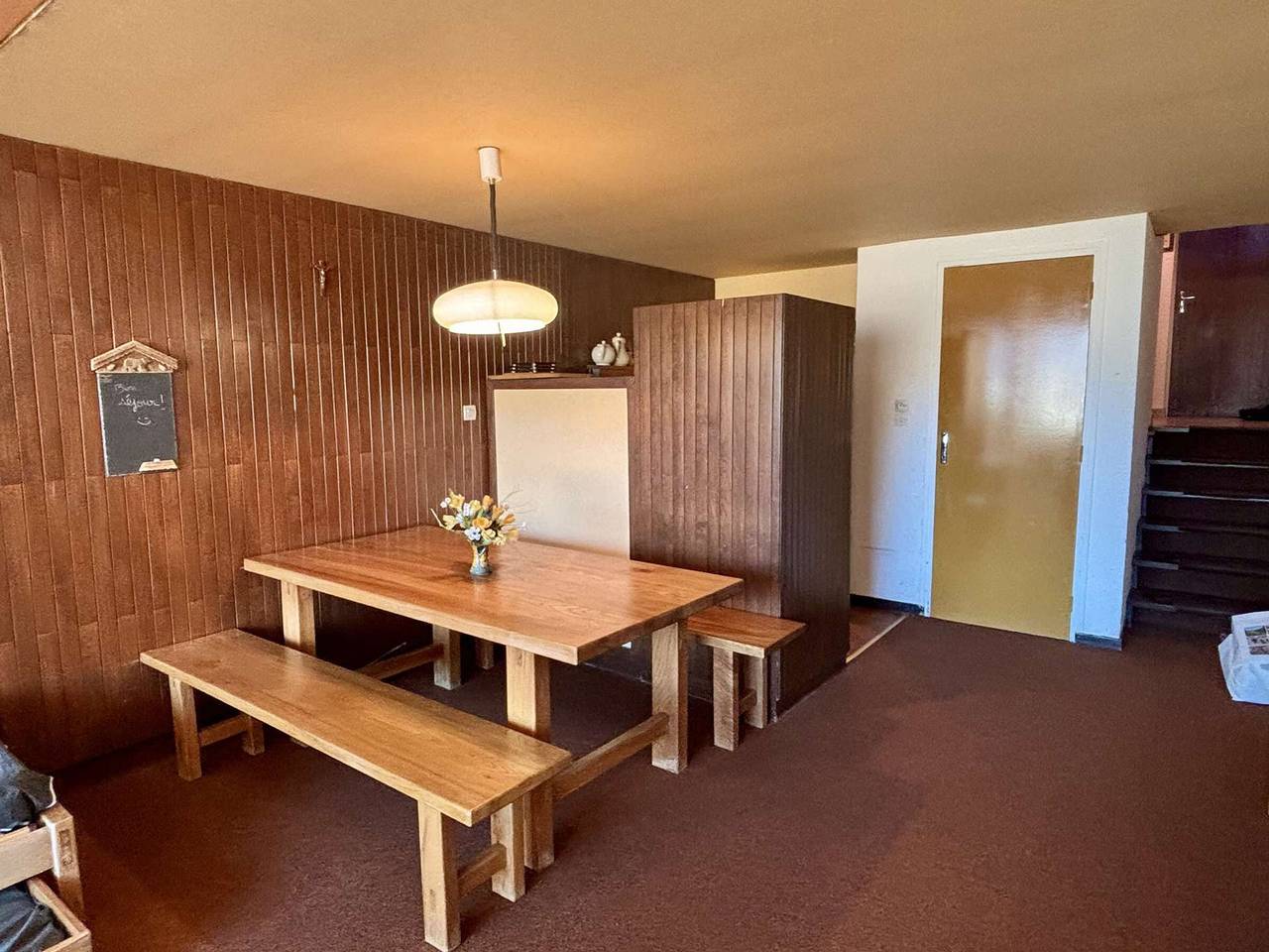 Appartement entier, Studio 6 pers, 52m², skis aux pieds, parking, Alpe d'Huez in Huez, Parc national des Écrins
