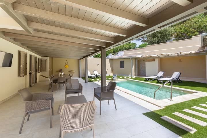 Location de vacances pour 6 personnes, avec vue et jardin à Sant'Anna Arresi - 2