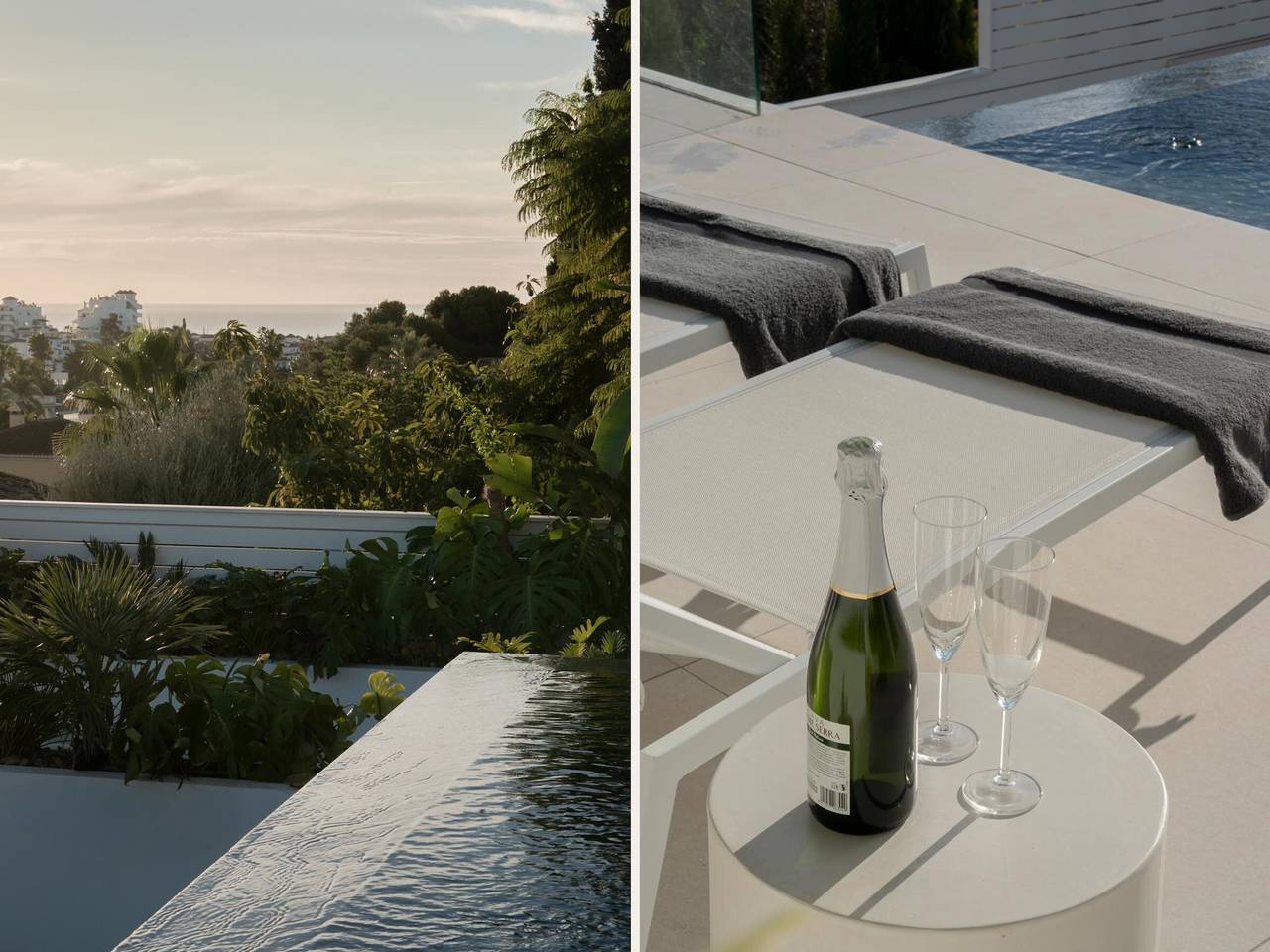 Luxury villa with pool and sea view - 8 guests in Medina Gardens, Marbella