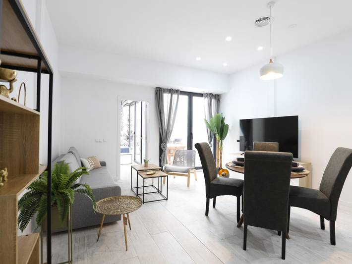 Casa de huéspedes para 4 personas, con terraza en Costa de Valencia
