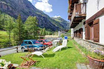 Appartement de vacances pour 2 personnes, avec jardin dans Vallée d'Aoste