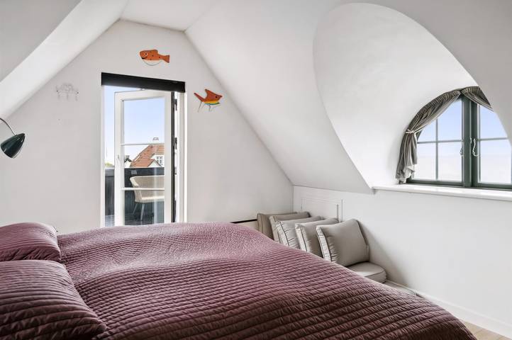 Ferienhaus für 4 Personen, mit Balkon und Terrasse sowie Sauna an der Kattegat Küste