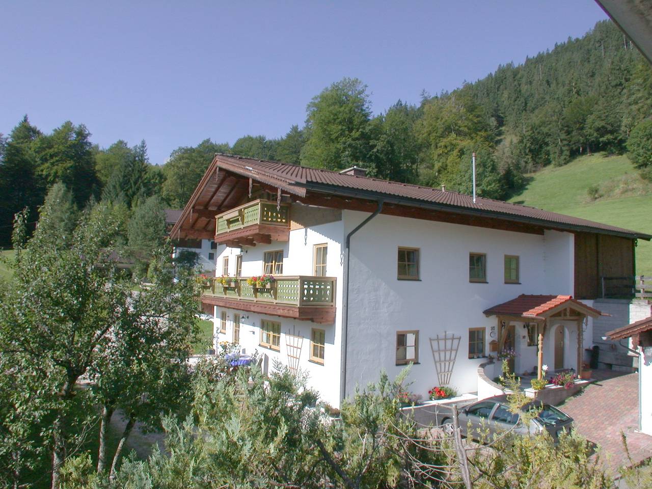 Ganze Ferienwohnung, Unterlandtal Ferienwohnungen - Ferienwohnung Watzmann, 2-4 Personen, 86 qm,Balkon,Geschirrspüler,2 Schlafzimmer in Ramsau bei Berchtesgaden, Berchtesgadener Alpen