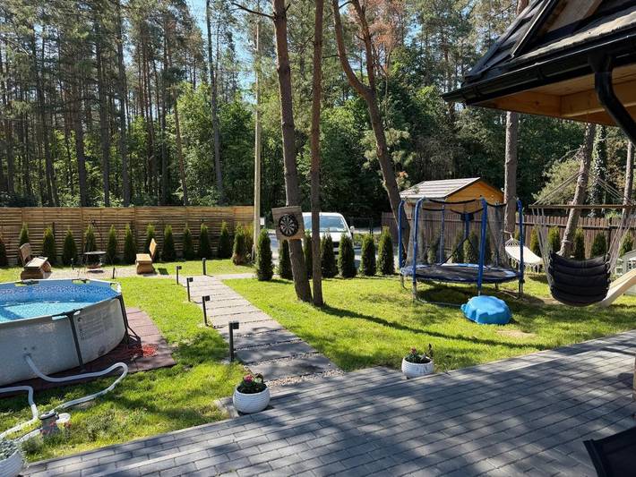 Gîte pour 8 personnes, avec sauna ainsi que vue et jardin, animaux acceptés dans Radawa - 3