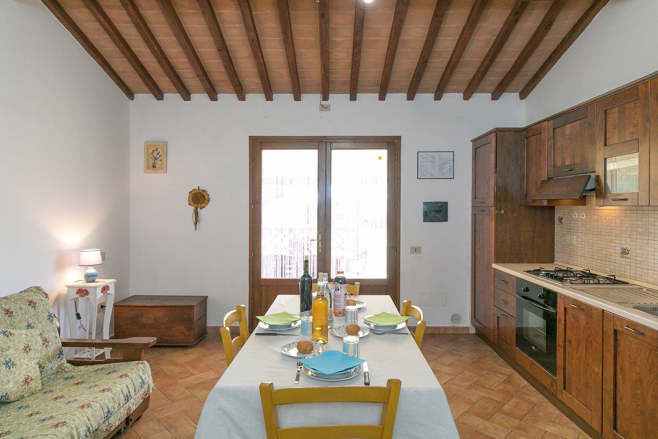 Bauernhof "Il Pino - Tiglio" mit Gemeinschaftspool, privater Terrasse und Wlan in Cecina, Etruskische Küste