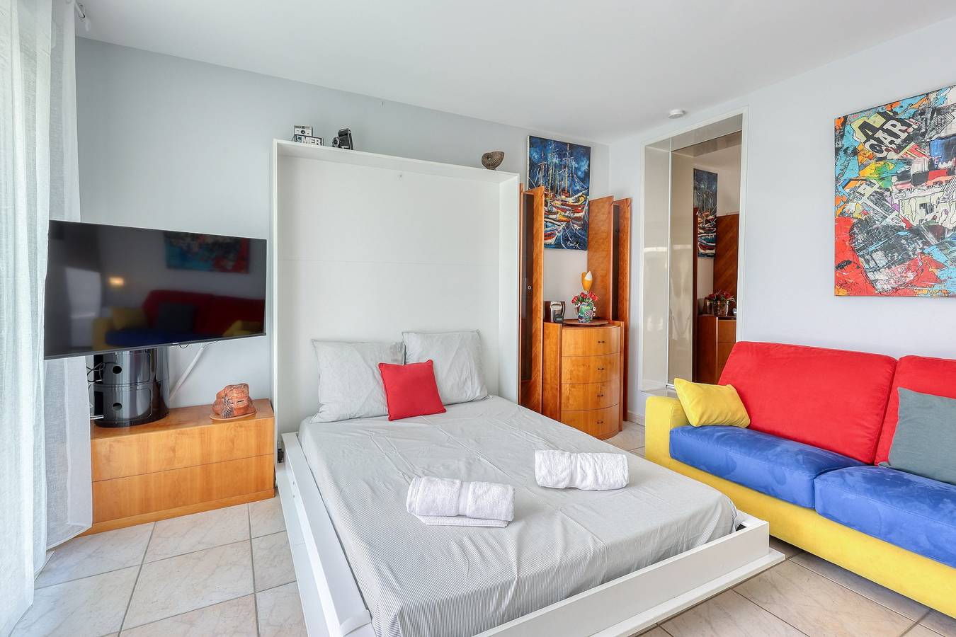 Geheel appartement, Vakantieappartement voor 2 personen met terras in Sanary-sur-Mer, Toulon regio