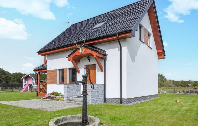 Ferienhaus für 6 Personen mit Terrasse in Nowe Warpno, Stettiner Haff