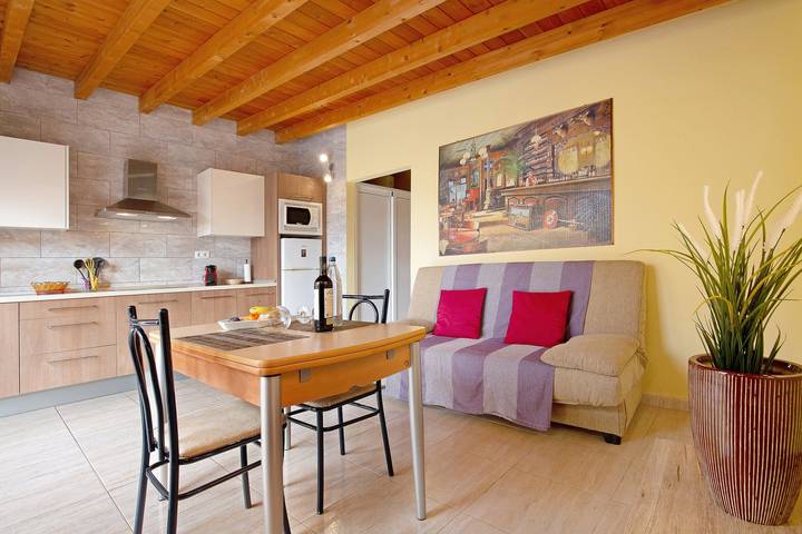 Hel lägenhet, Vacation Home "Casa Paco 1" with Private Terrace, Shared Pool & Wi-Fi in Südliche Bucht Costa Calma, Pájara