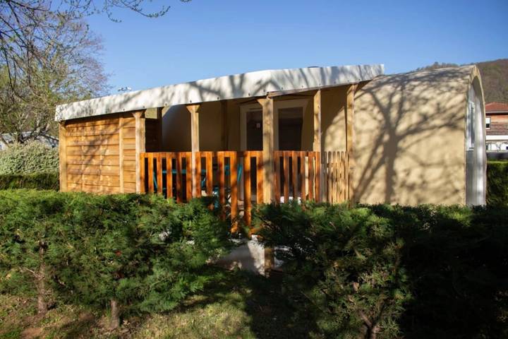 Mobil home pour 4 personnes, avec sauna et bassin pour enfant à Foix - 4