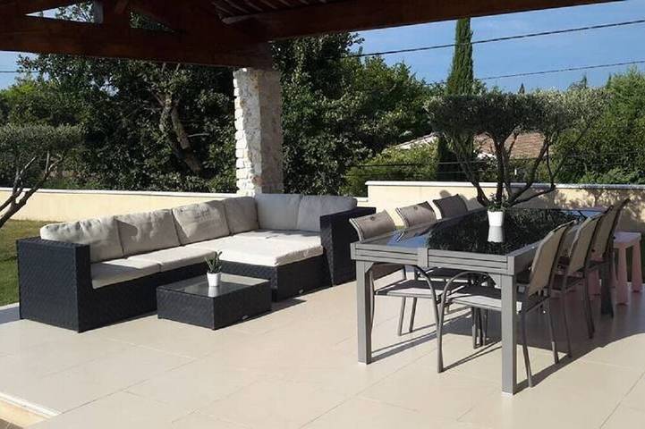 Location de vacances pour 6 personnes, avec terrasse, animaux acceptés à Allègre-les-Fumades - 3