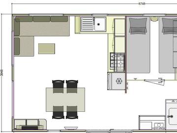 Caravan for 4 People in Gatteville-le-Phare, Manche, Photo 4
