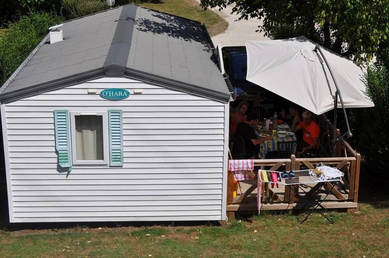 Zecamping 3* piscine chauffée animations locatif Tv 32m2 6 pers in Montpon-Ménestérol, Périgord Blanc