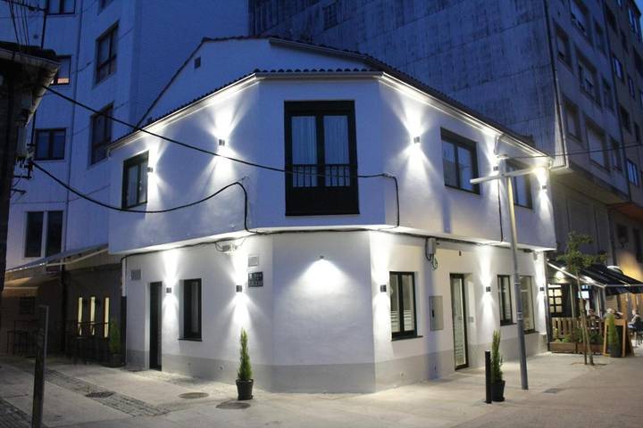 Casa de huéspuedes para 2 personas, con vistas y jardín en Arzúa