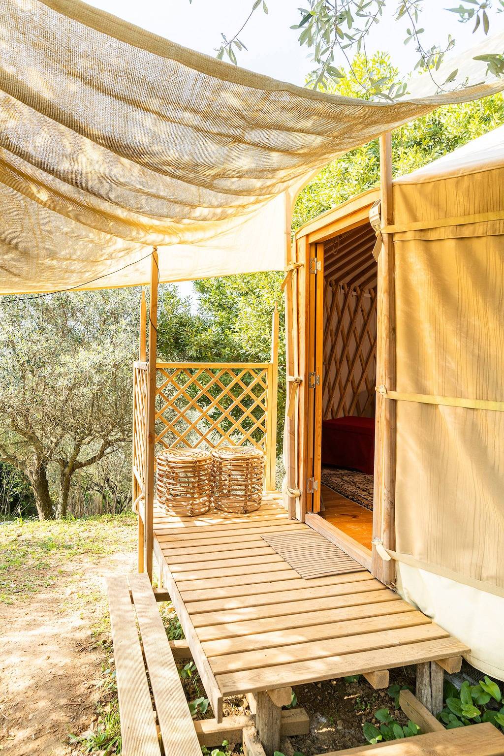 Una yurta fra gli ulivi e il mare in Rapallo (Città), Rapallo