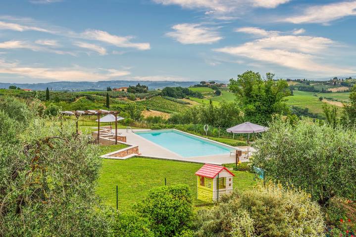 Gîte pour 5 personnes, avec jardin et bassin pour enfant à San Gimignano - 2