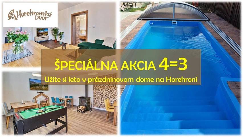 Willa dla 10 osób, z ogród i jacuzzi oraz basen i sauna, zwierzęta dozwolone w Słowacja