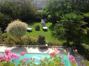 Cottage pour 2 personnes, avec vue ainsi que jardin et piscine à Maniquerville