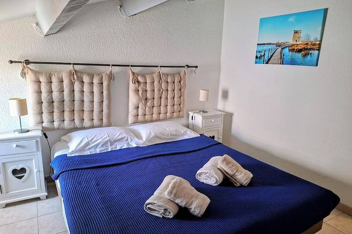 Ganze Wohnung, 50 m² Apartment mit Klimaanlage, privatem Parkplatz & Air Fryer – Saintes-Maries in Saintes-Maries-de-la-Mer, Mittelmeerküste (Frankreich)