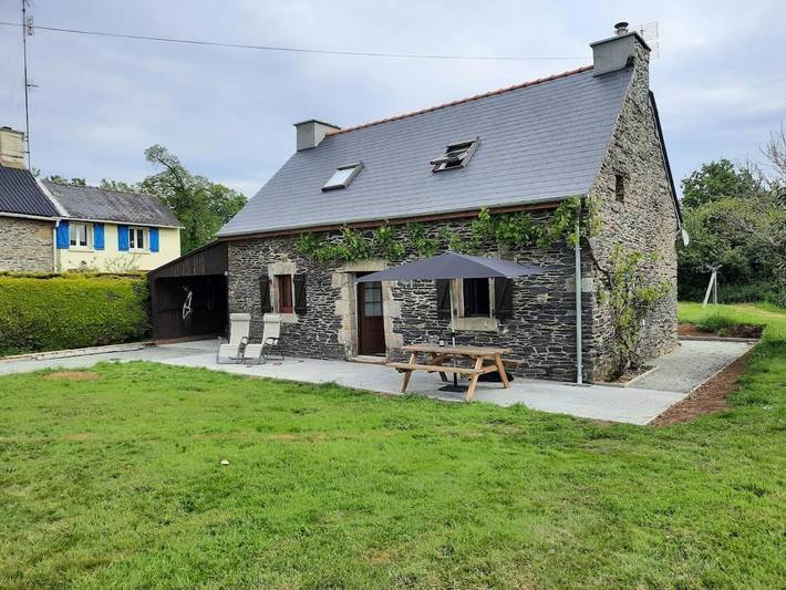 Location de vacances pour 5 personnes, avec jardin et vue à Châteauneuf-du-Faou - 2