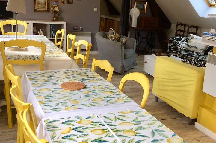 Maison de vacances pour 15 personnes, avec jardin et terrasse, animaux acceptés