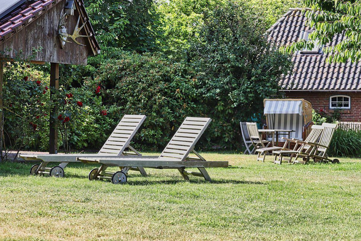 Haus unter Reet in Nebel, Amrum